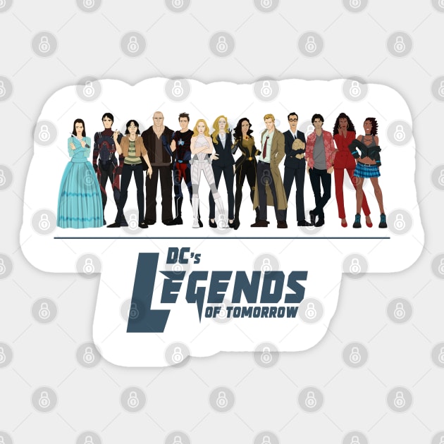 Legends Of Tomorrow Animated Versions Sticker by RotemChan